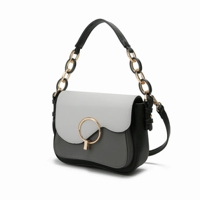 Fantasia Solid Crossbody Shoulder Women's Handbag Purse by Mia K.