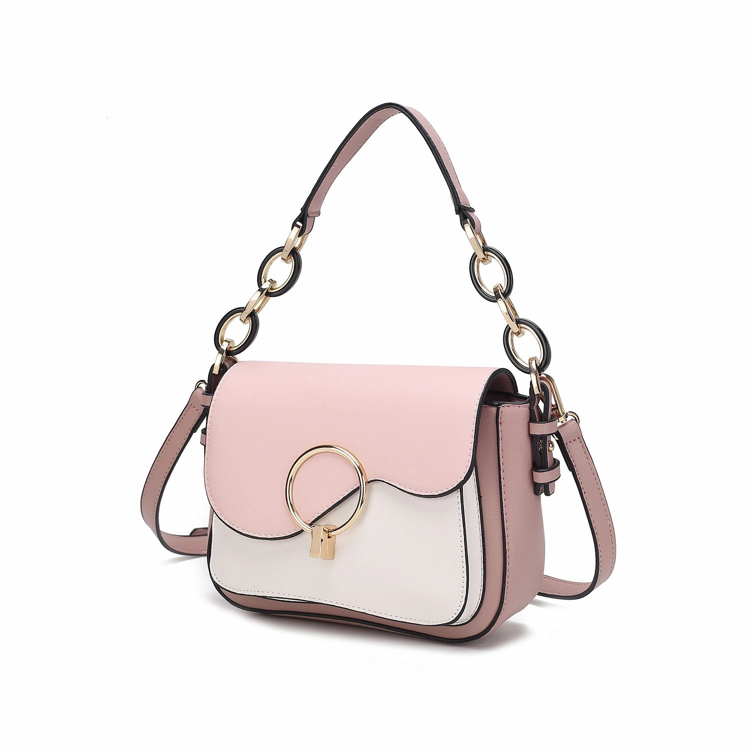 Fantasia Solid Crossbody Shoulder Women's Handbag Purse by Mia K.