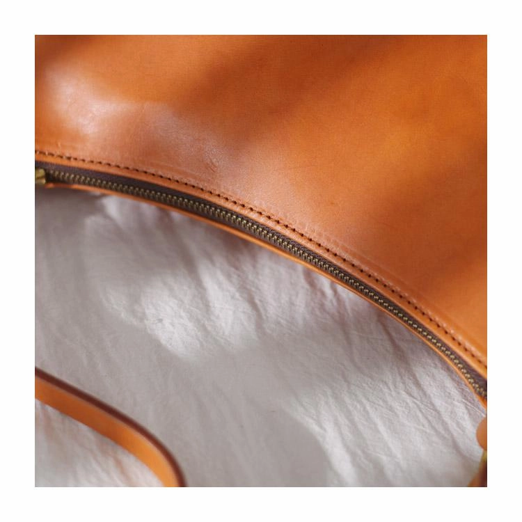 Fashion Brown Leather Women's Small Leather Under Shoulder Bag Trendy Crossbody Purse
