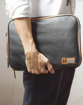 Fashion Canvas PVC Men's 13.3" Apple Macbook Air Laptop Clutch Laptop Case For Men
