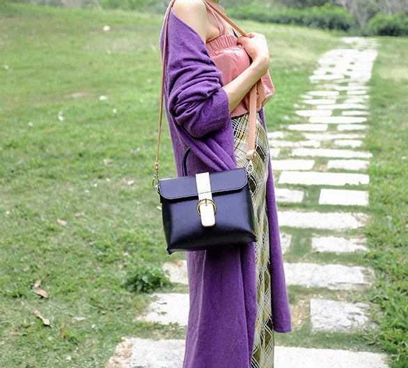 Fashion Leather Beige Womens Handbag Shoulder Bag Crossbody Purse for Women