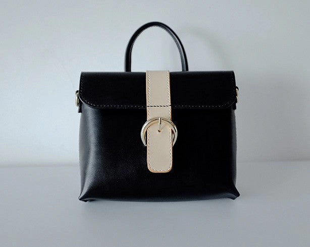Fashion Leather Beige Womens Handbag Shoulder Bag Crossbody Purse for Women