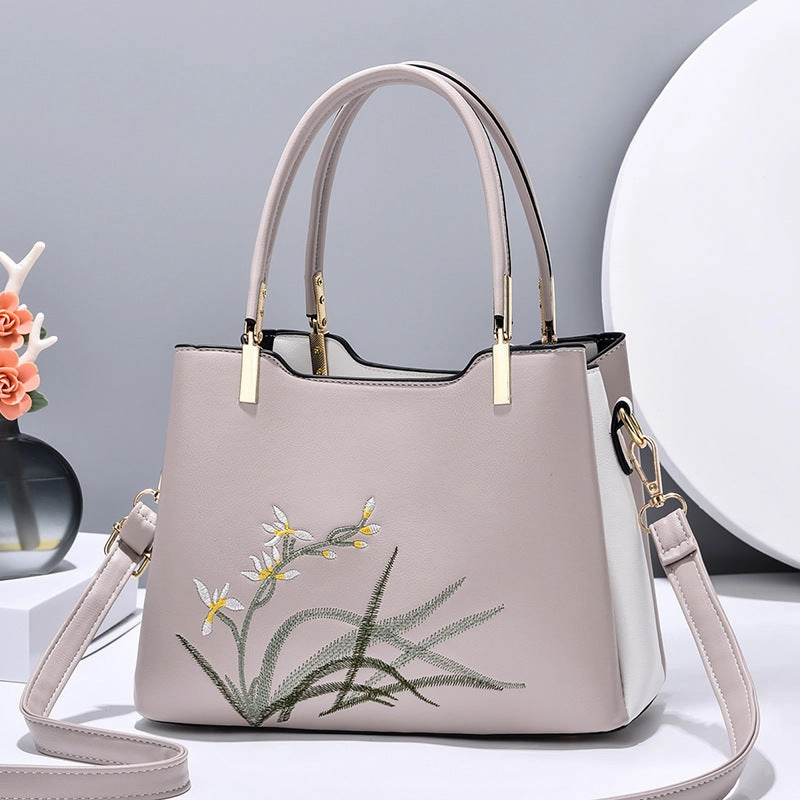 Fashion New Large Capacity PU Leather Shoulder Bag