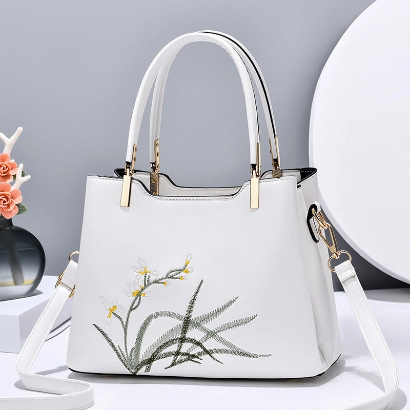Fashion New Large Capacity PU Leather Shoulder Bag