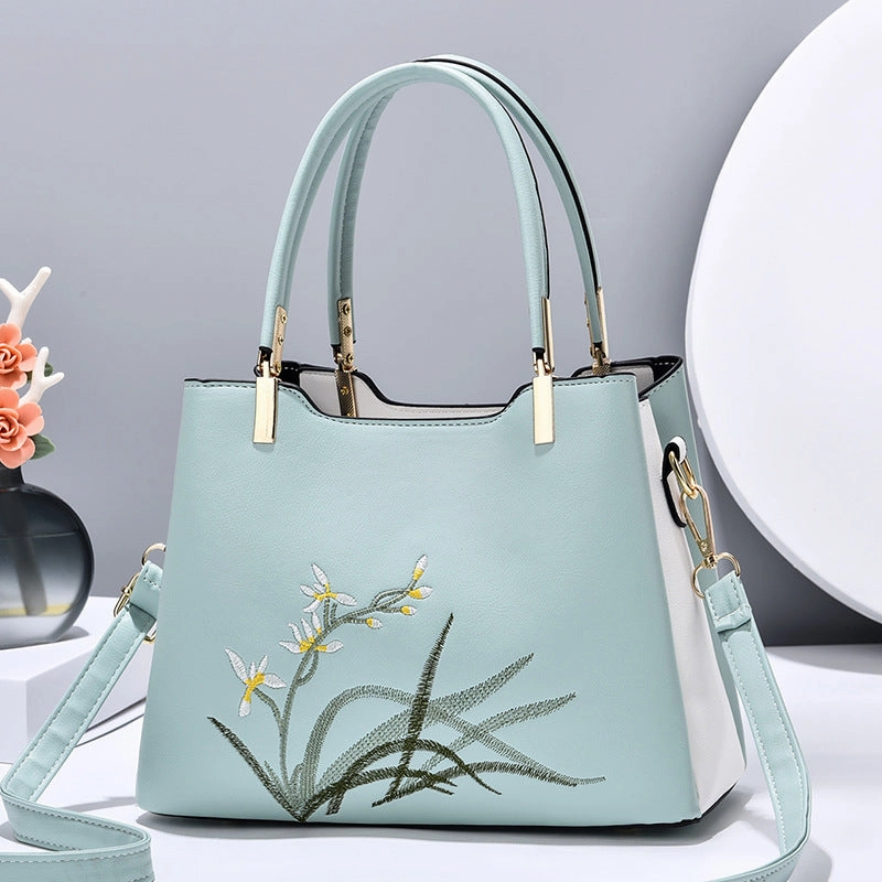 Fashion New Large Capacity PU Leather Shoulder Bag