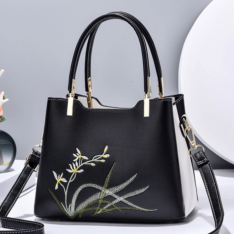Fashion New Large Capacity PU Leather Shoulder Bag