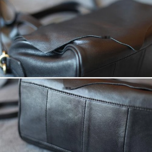 Fashion WOmens Black Leather Handbag Purses Black Leather Work Handbags Shoulder Bag for Ladies