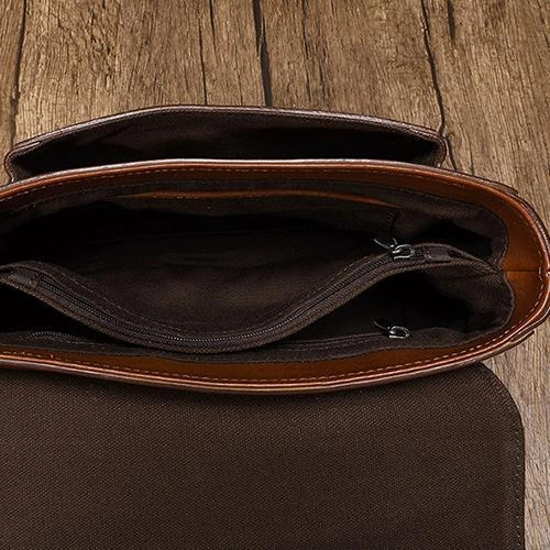 Fashion Womens Black Leather Satchel Handbag Small Brown Satchel Bag Crossbody Bags for Ladies