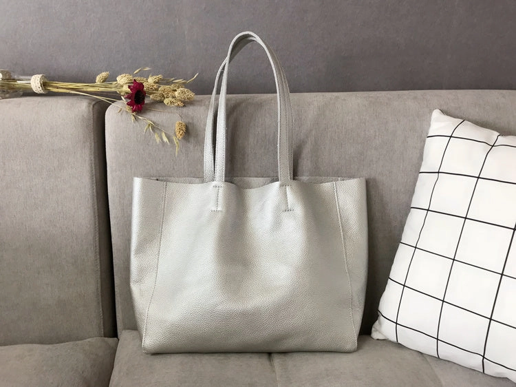 Fashion Womens Pink Leather Tote Bags Pink Shoulder Tote Bags Handbags Totes For Women