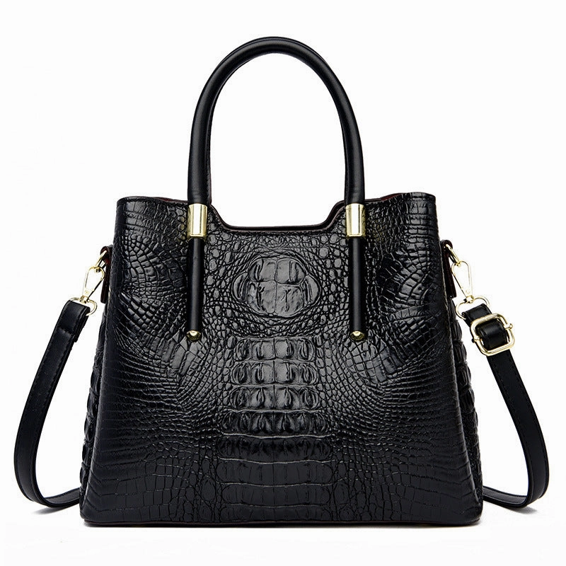 Fashionable Crocodile Pattern  Women's Handbag