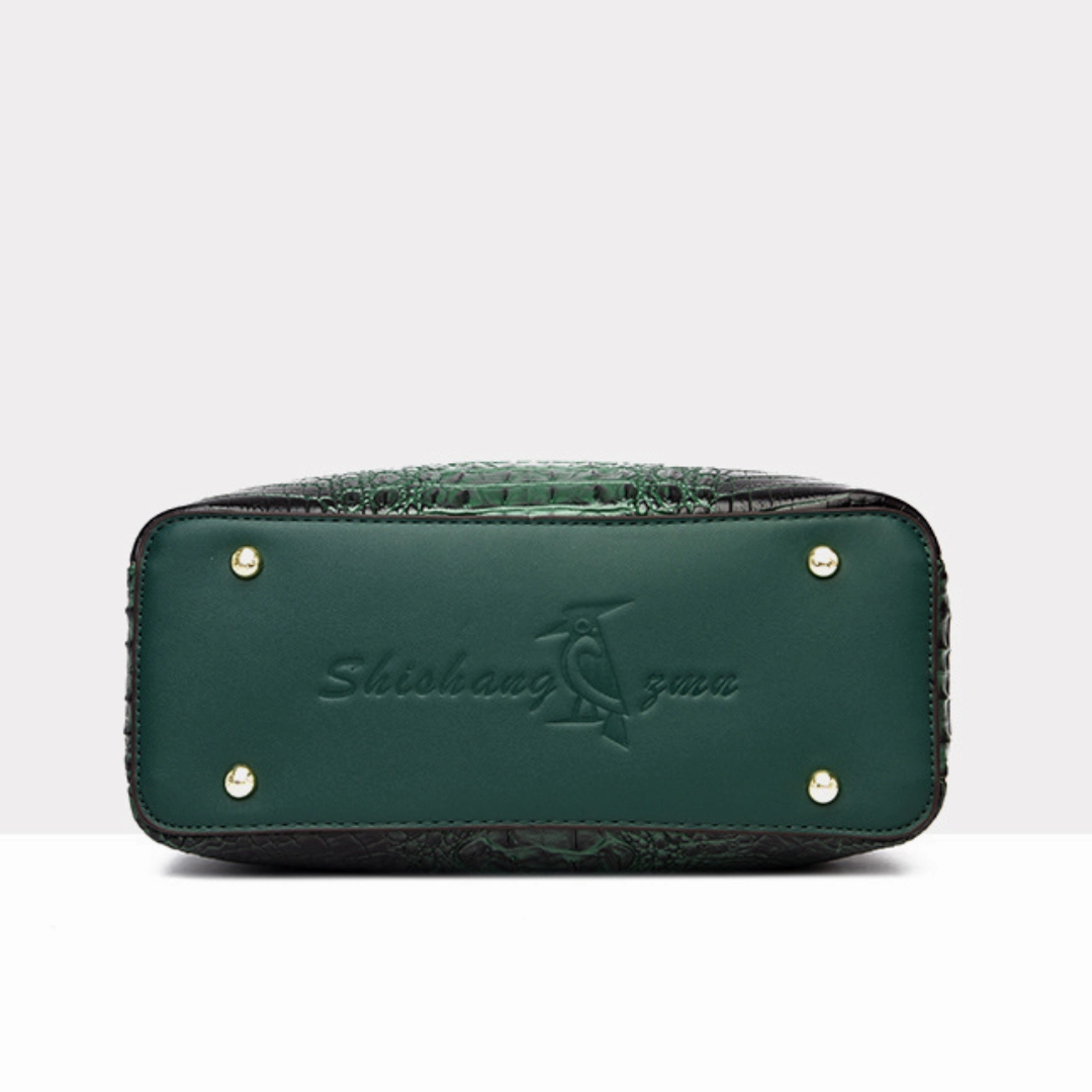 Fashionable Crocodile Pattern  Women's Handbag