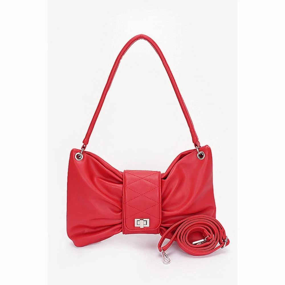 FASHNZFAB Oversize Bow Shape Shoulder Bag