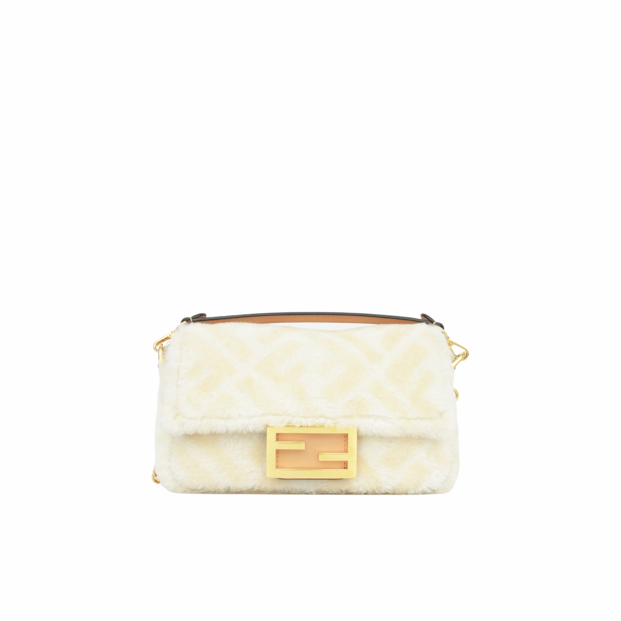 Fendi Baguette Chain Mini -  Shearling