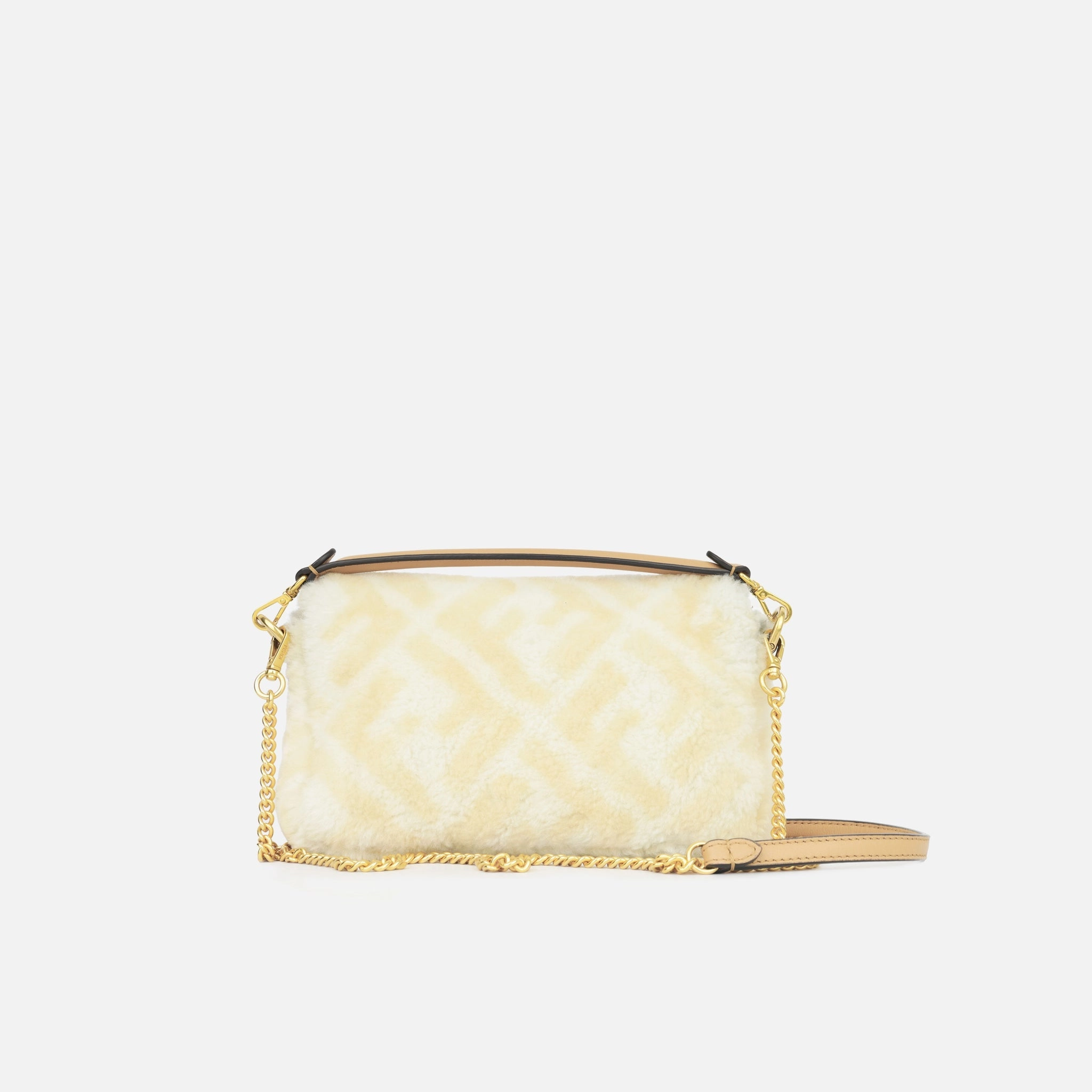Fendi Baguette Chain Mini -  Shearling