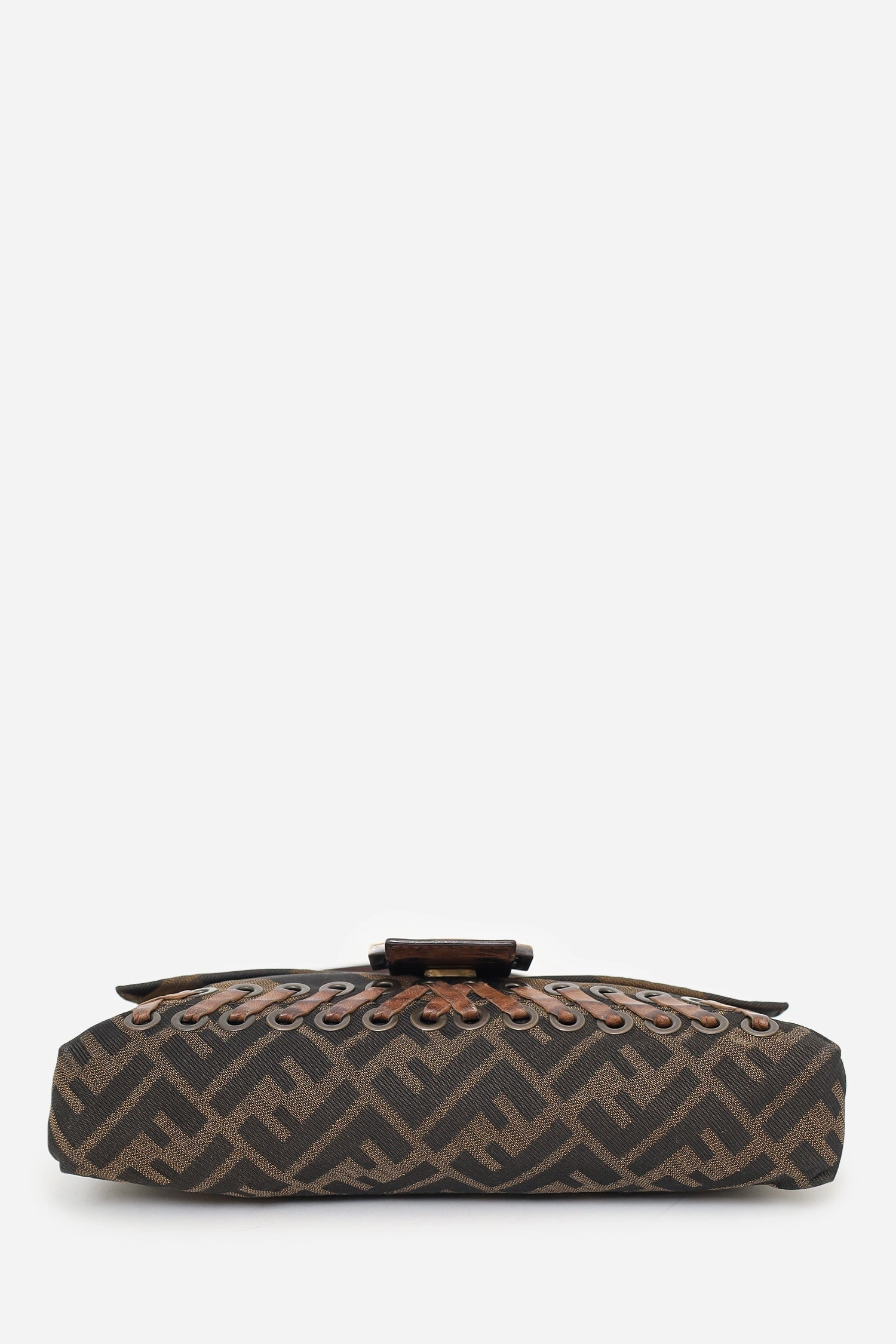 Fendi Brown Zucca Baguette Grand Shoulder Bag