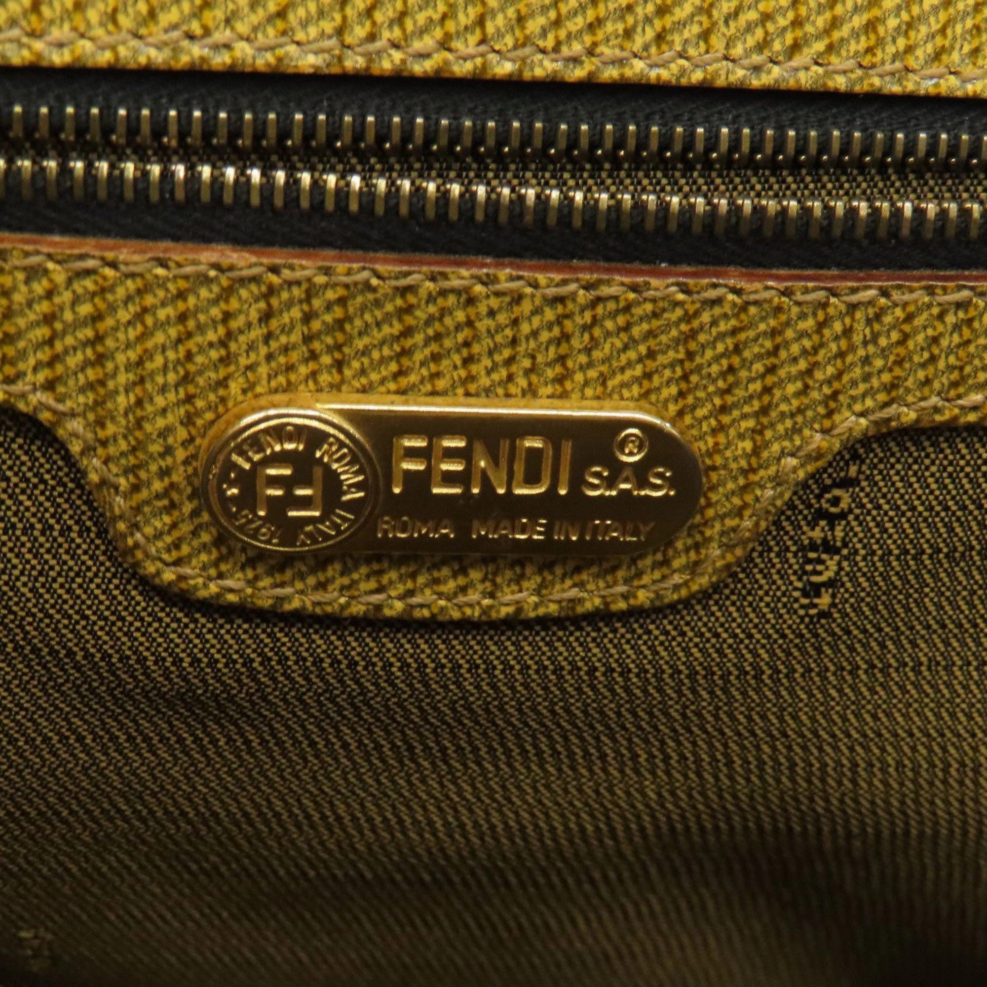 Fendi Canvas Handbag (Pre-Owned)
