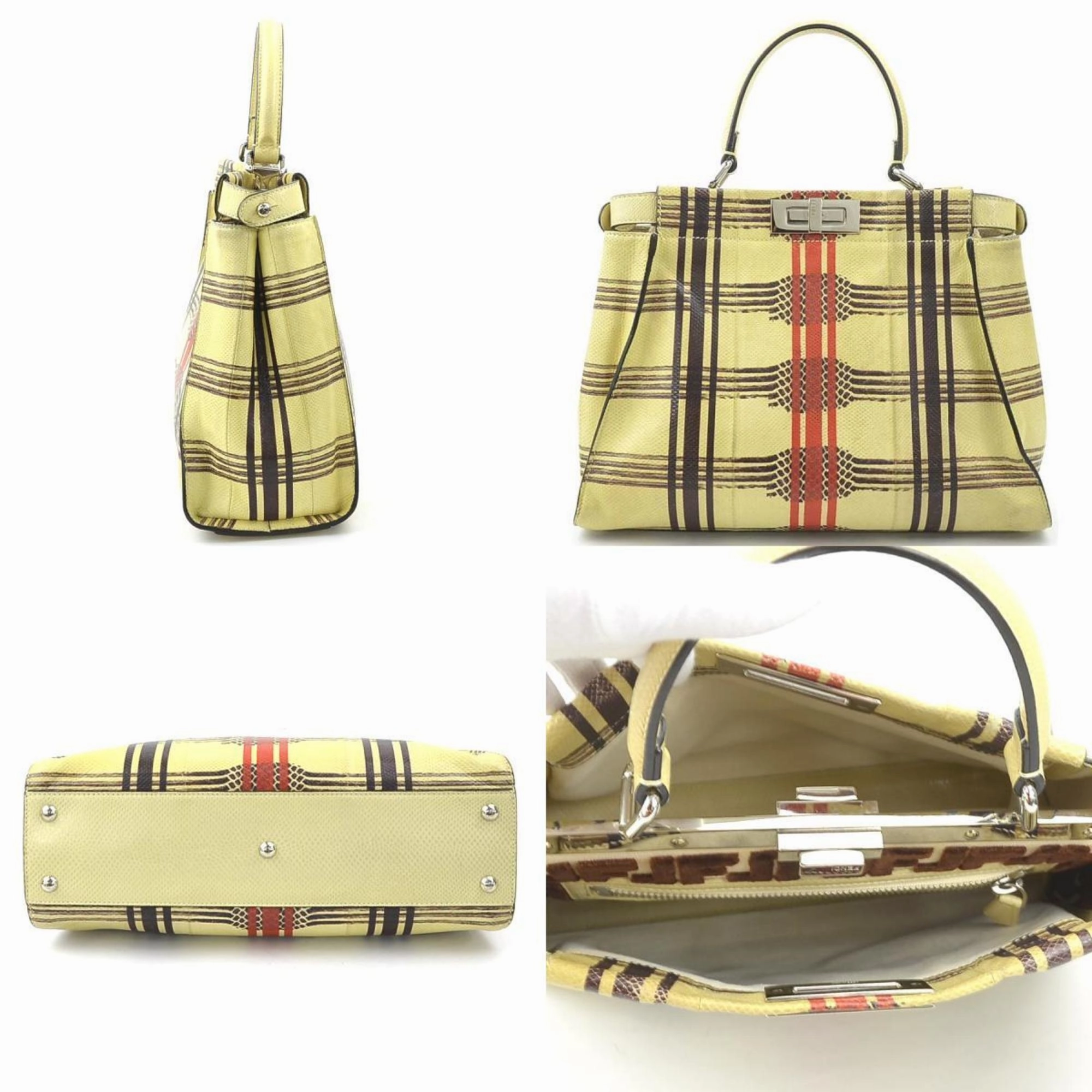 Fendi  Color Leather Handbag Shoulder Bag (Pre-Owned)