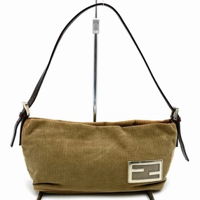 Fendi Cord Leather Handbag (Pre-Owned)