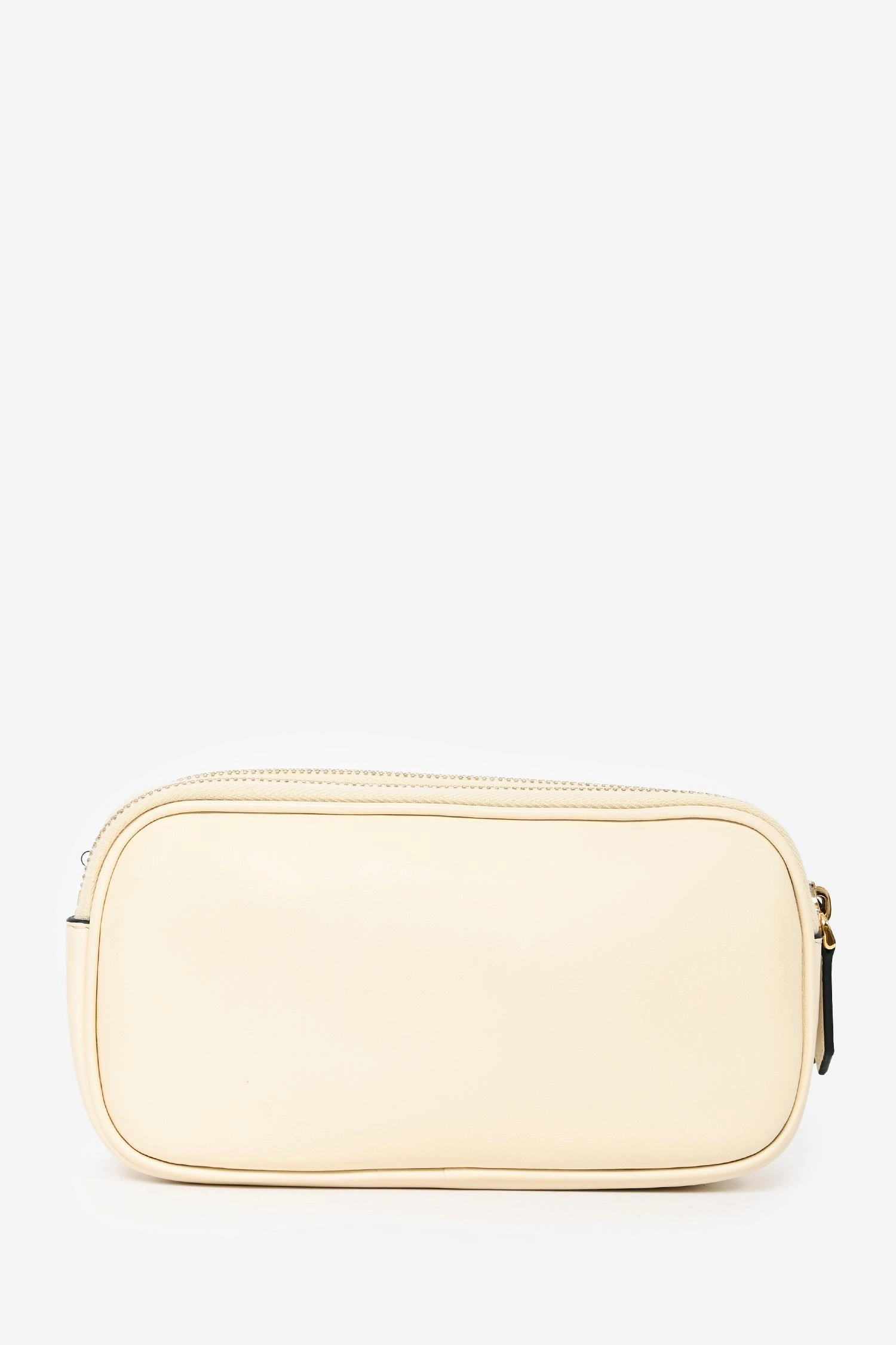 Fendi Cream/Black Leather Mini Baguette