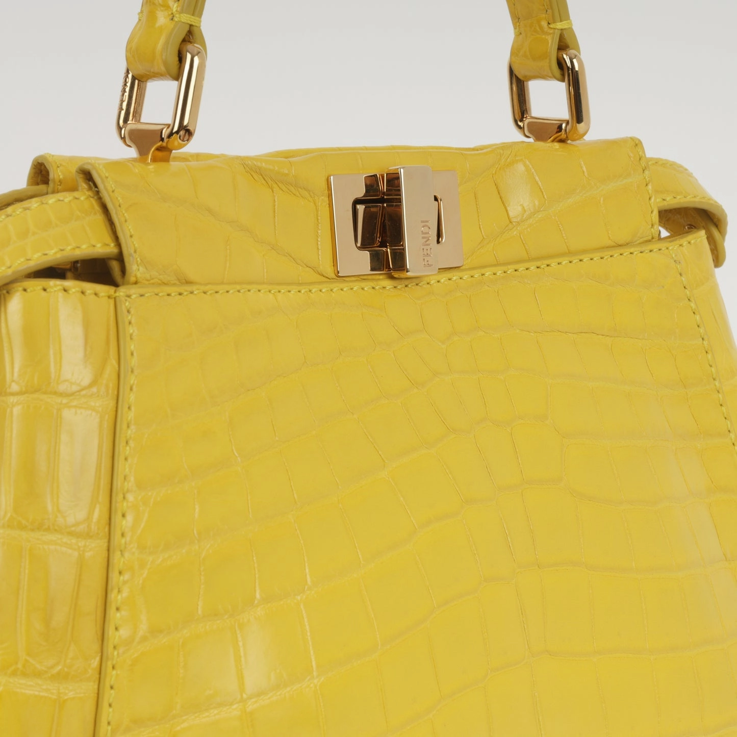 Fendi Fendi - Mini Peekaboo - Black Lambskin GHW - Pre-Loved
