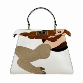 Fendi Leather Handbag Shoulder Bag (Pre-Owned)