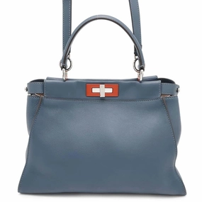 Fendi Leather Handbag Shoulder Bag (Pre-Owned)