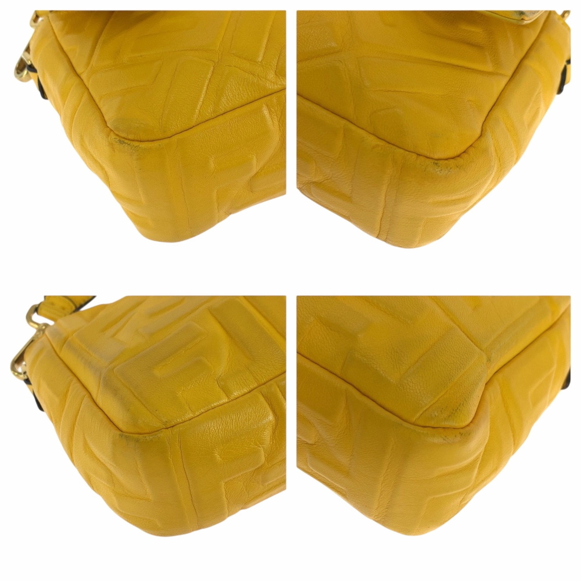Fendi Leather Handbag Shoulder Bag (Pre-Owned)