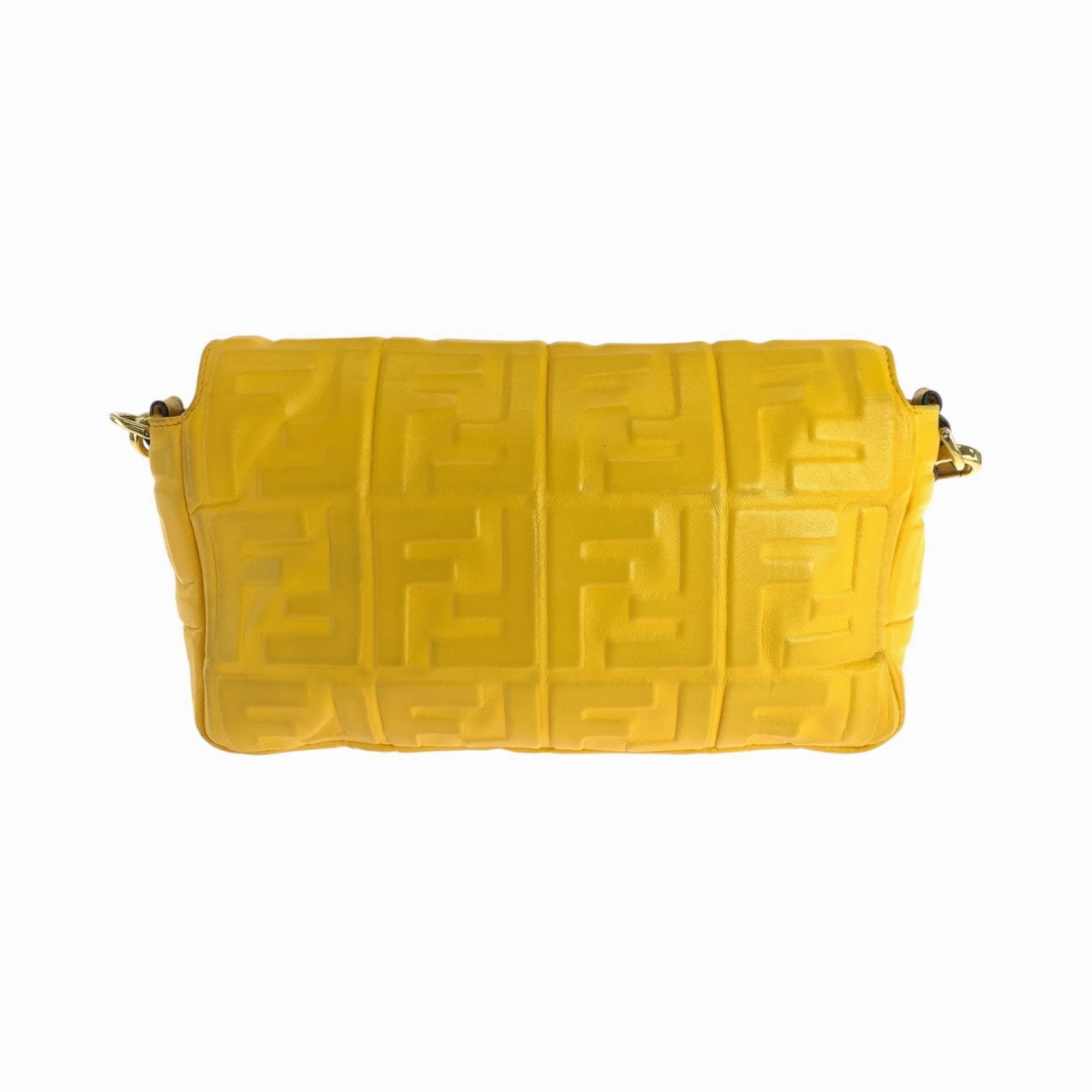 Fendi Leather Handbag Shoulder Bag (Pre-Owned)