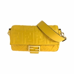 Fendi Leather Handbag Shoulder Bag (Pre-Owned)