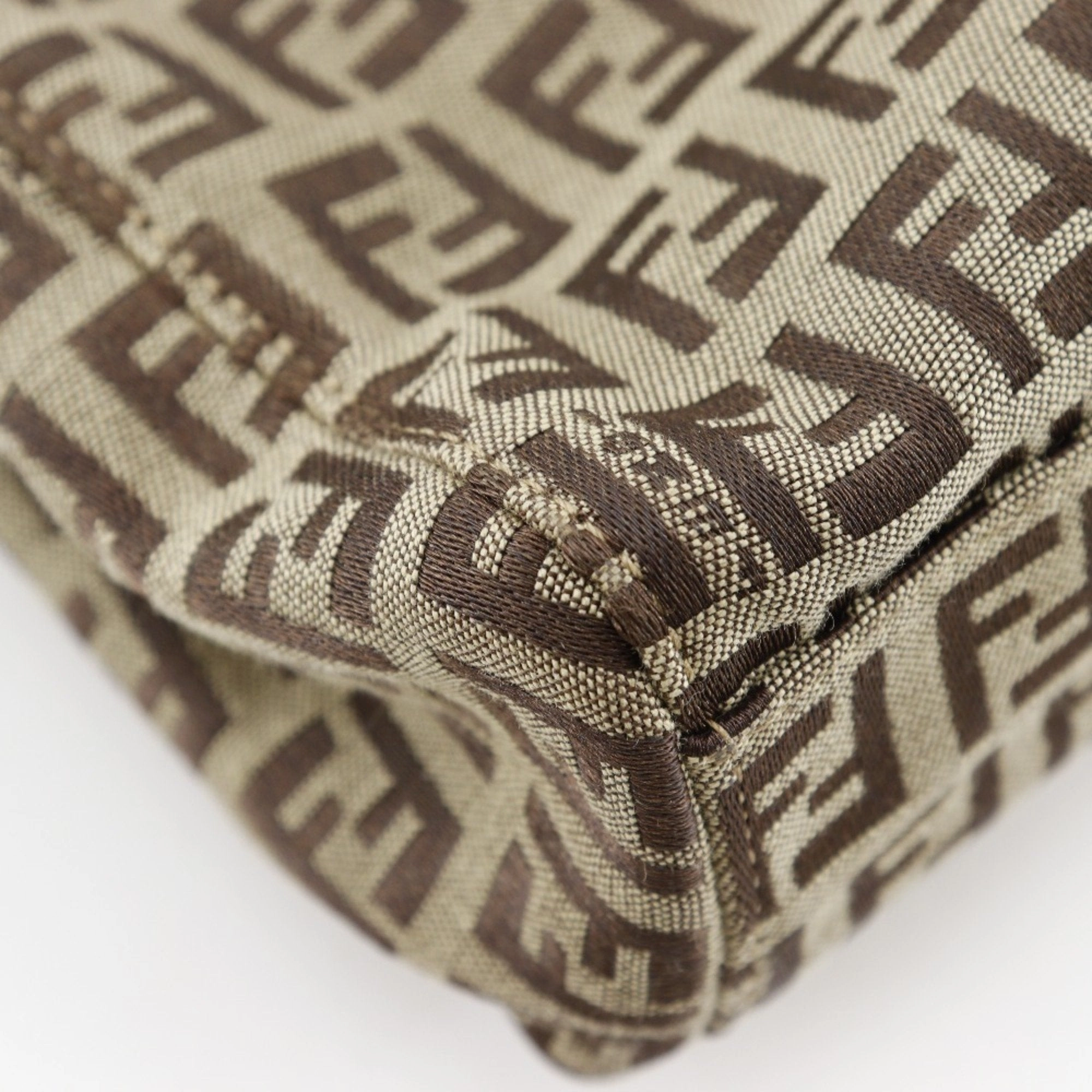 Fendi Nylon Canvas Handbag (Pre-Owned)