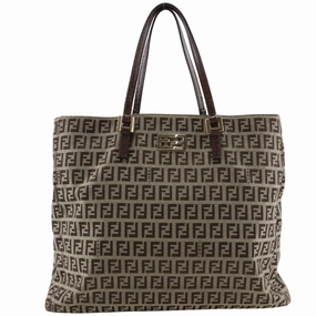 Fendi Nylon Canvas Handbag (Pre-Owned)