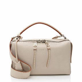 Fendi Selleria Leather Lei Boston Bag