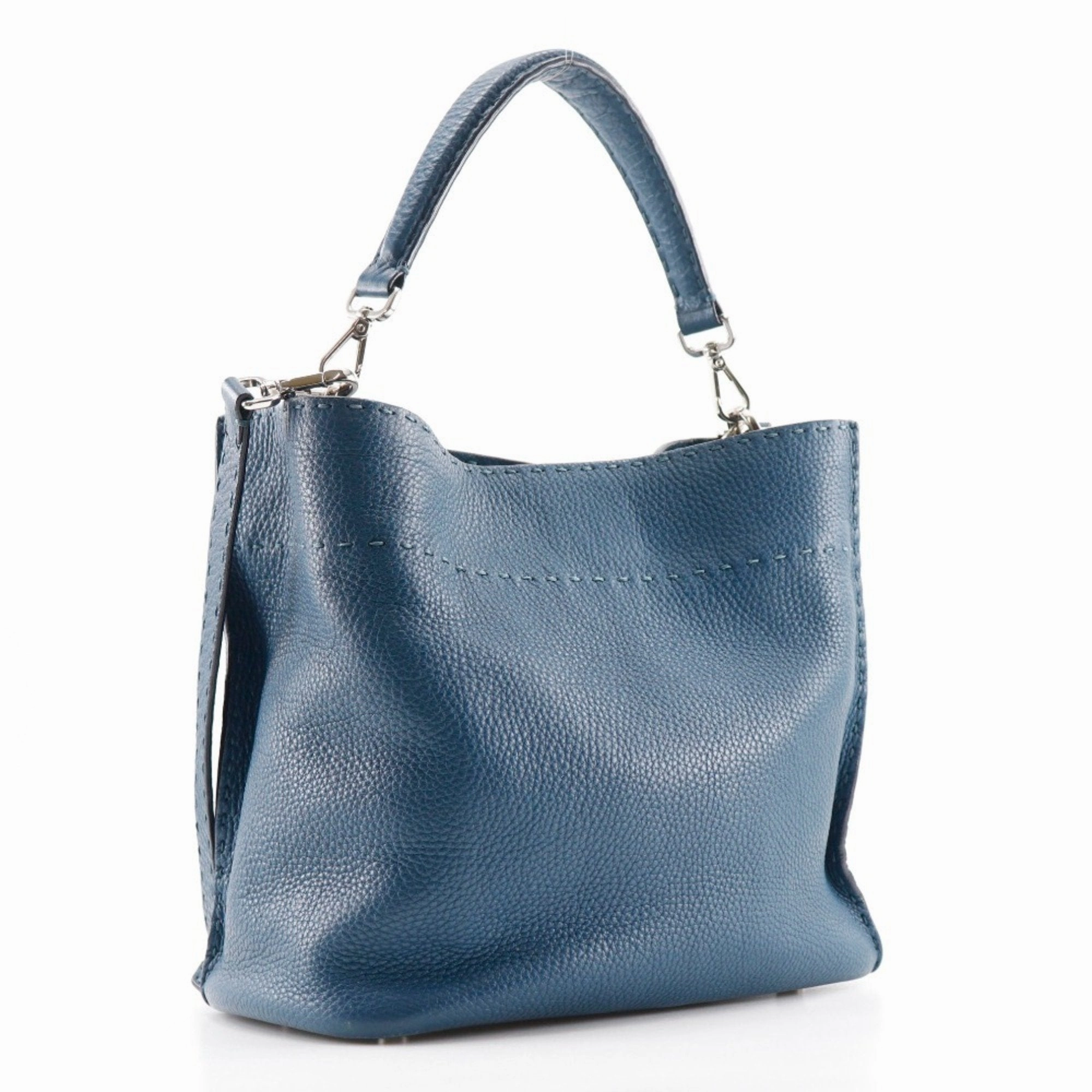Fendi Selleria Leather Shoulder Bag (Pre-Owned)