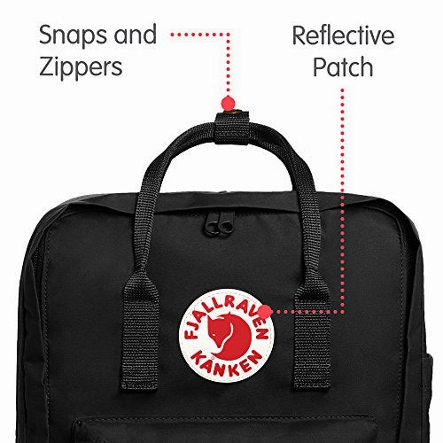 Fjallraven - Kanken Laptop 17" Backpack for Everyday, Black
