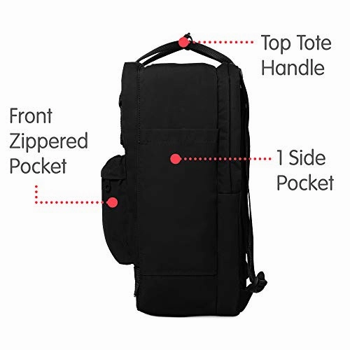 Fjallraven - Kanken Laptop 17" Backpack for Everyday, Black