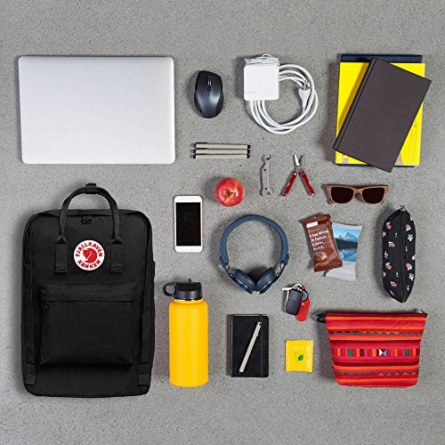 Fjallraven - Kanken Laptop 17" Backpack for Everyday, Black