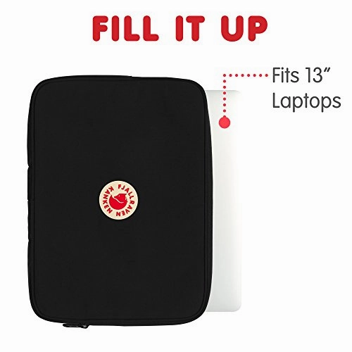Fjallraven - Kanken Laptop Case 13" for School and Work, Black