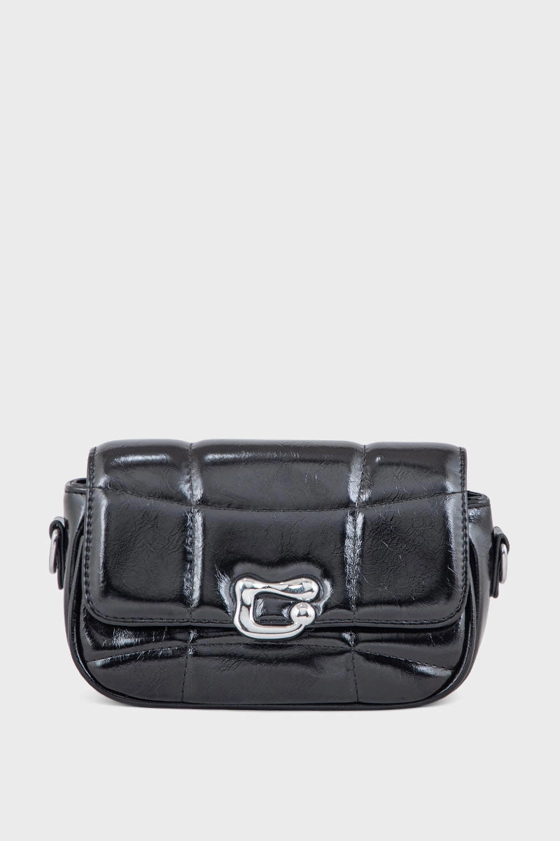 Flap Shoulder Bags BS2115-Black