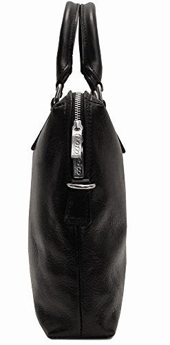 Floto Milano Slim Brown Briefcase Attache Lap-top Case