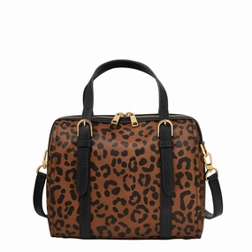 Fossil Women's Carlie Printed Satchel