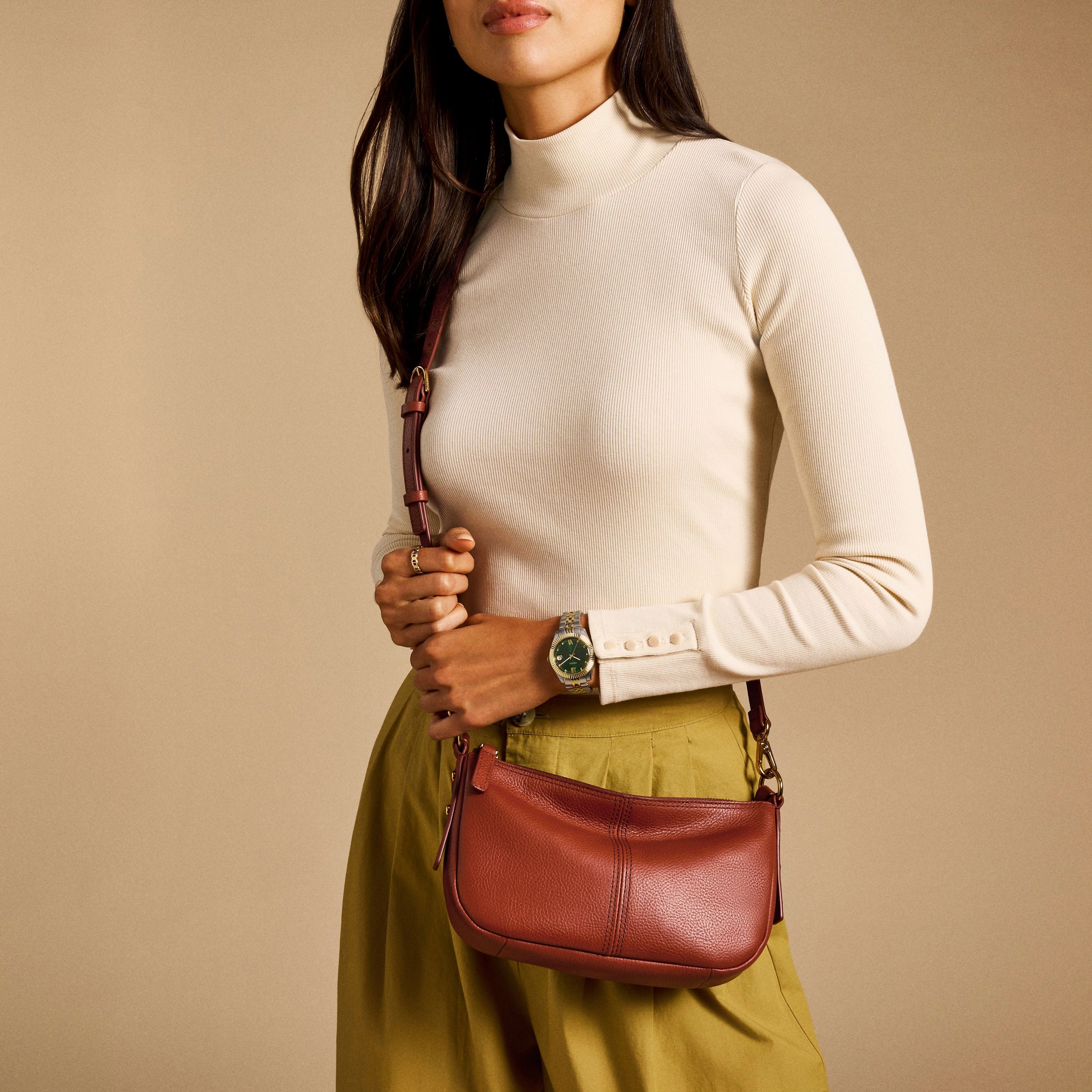 Fossil Women's Jolie Leather Small Crossbody