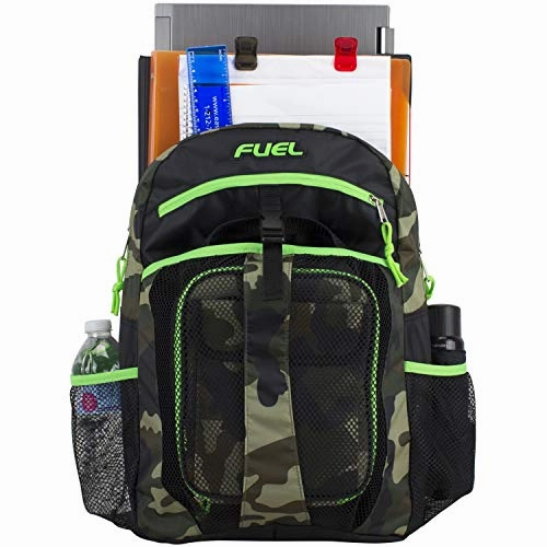 Fuel Backpack & Lunch Bag Bundle, Black/Army Camo Print