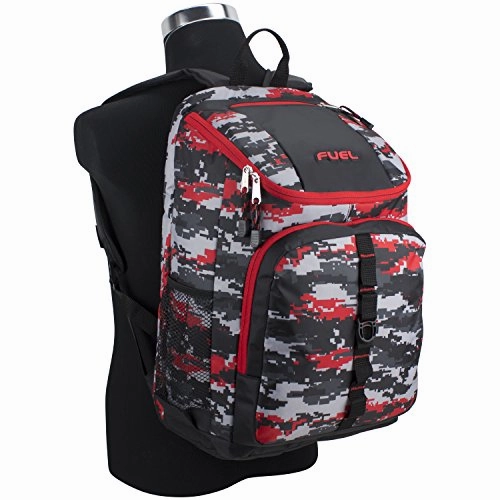 Fuel Wide Mouth Sports Backpack with Laptop Compartment for School, Travel, Outdoors
