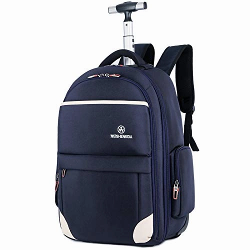 Funny & Special Large Storage Laptop Students Multifunction Waterproof Wheeled Rolling
