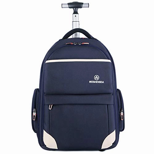 Funny & Special Large Storage Laptop Students Multifunction Waterproof Wheeled Rolling