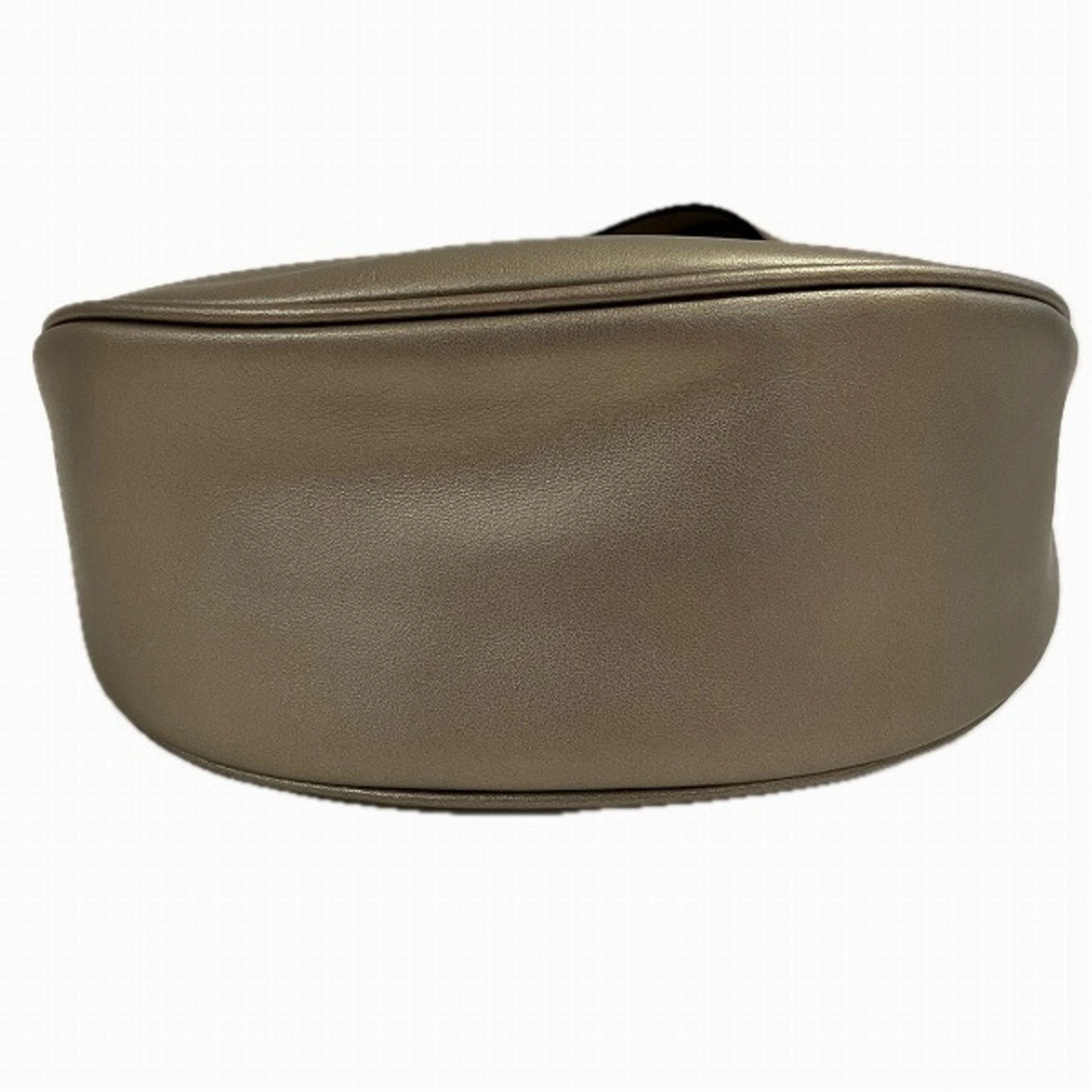 Furla gold Leather Shoulder Bag (Pre-Owned)