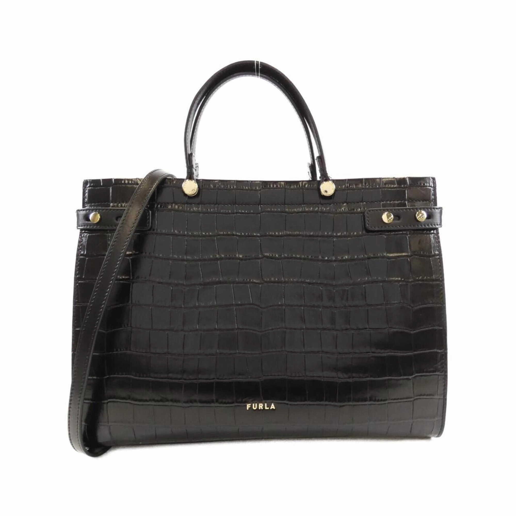 Furla Leather Handbag (Pre-Owned)