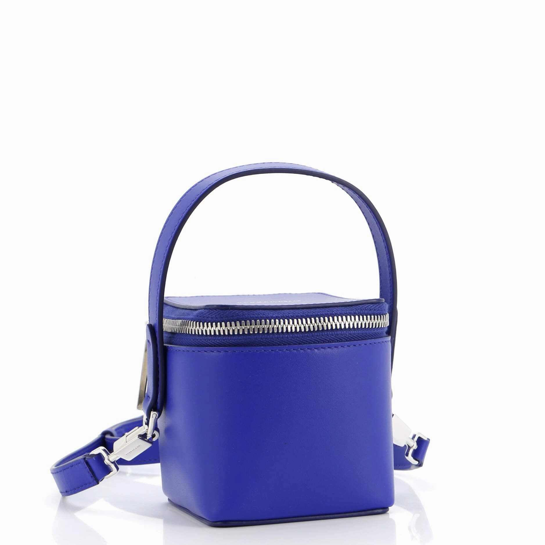 Gancicni Top Handle Vanity Case Leather Micro
