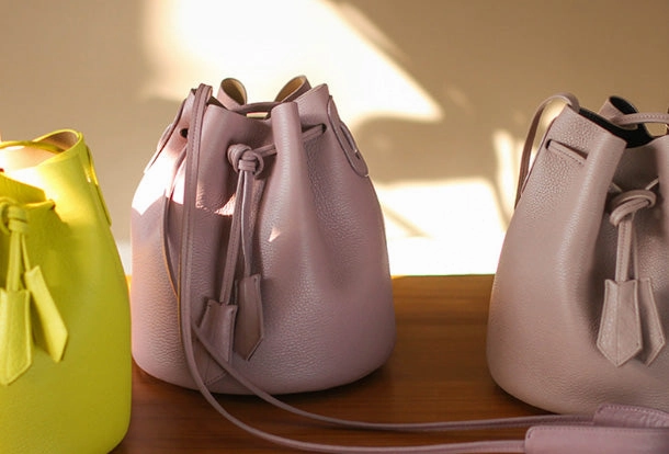 Genuine Leather Bucket Bag Purse Crossbody Bag Shoulder Bag Purse For Women