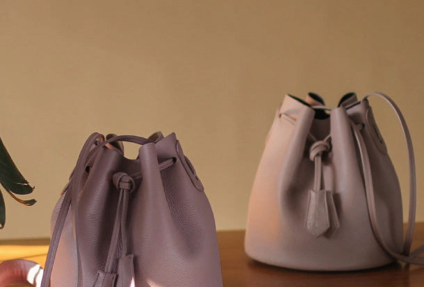 Genuine Leather Bucket Bag Purse Crossbody Bag Shoulder Bag Purse For Women